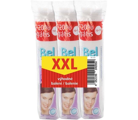 Bel odličovací tampony 3x84ks /folie - Kosmetika Pro ženy Péče o obličej Odličovače očí a tampóny